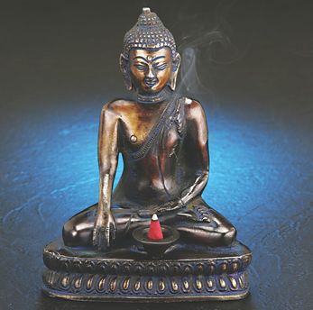 Aluminum Buddha Incense Burner