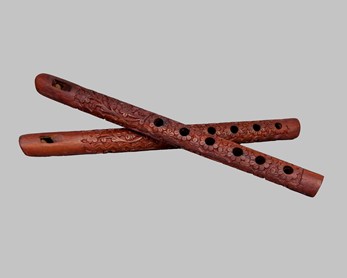 Hand Carved Hard Wood Flute