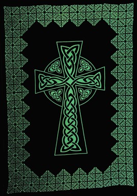Heavy Celtic Cross Tapestry