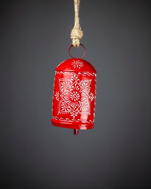 Hand Painted Tin Bell