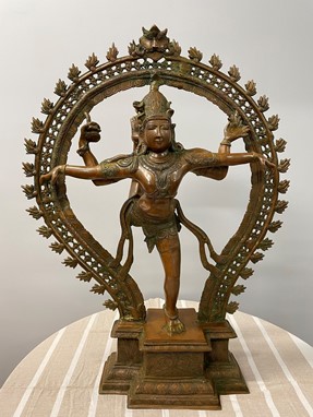 Dancing Shiva With Double Ring
