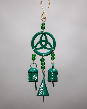 Painted Celtic Chime W/ Beads