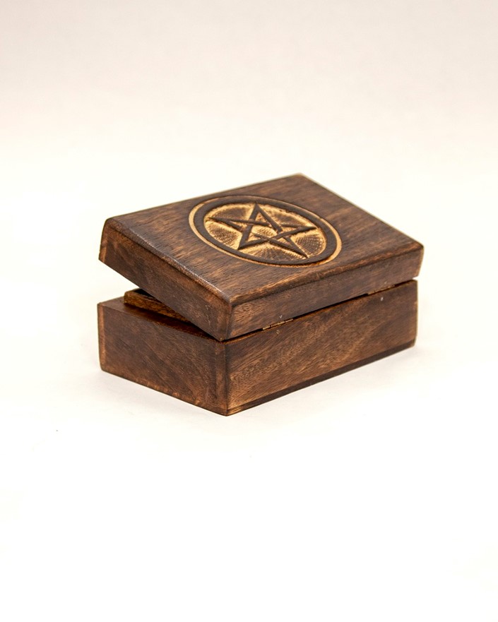 Box Wooden Pentagram 